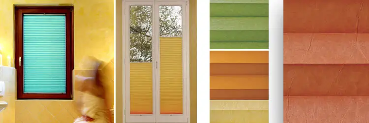 Plissee Badezimmer türkis 