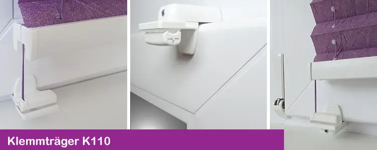 Faltstore Klemmträger Fensterflügel 