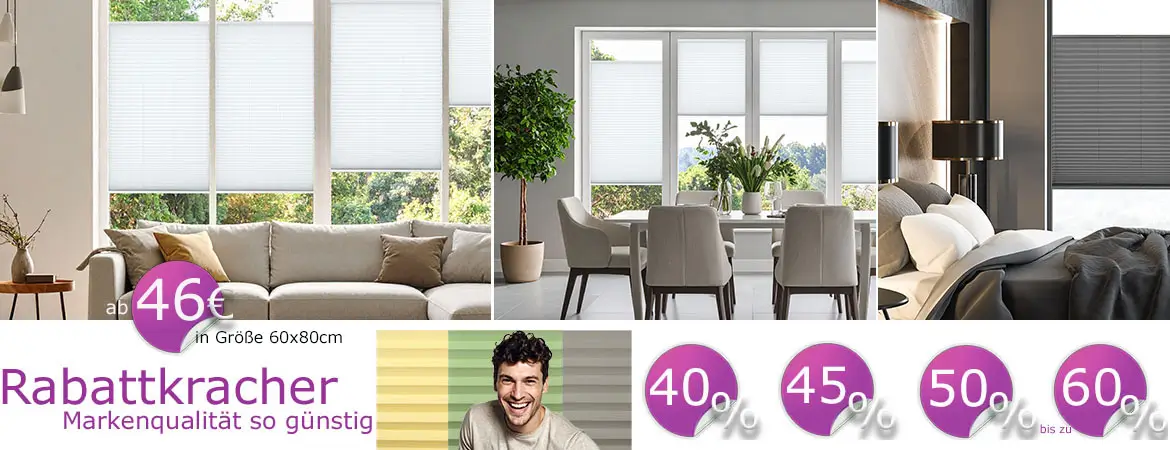 Plissee online konfigurieren