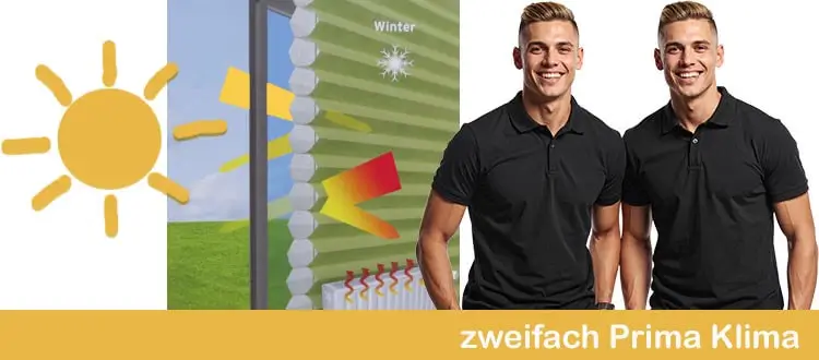 Hitzeschutz und Kälteschutz Plissees Hitzeschutz und Kälteschutz Wabenplissee