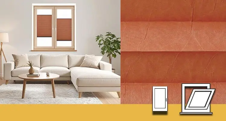 Rollo Jalousien seitlich mit Schnurverspannung