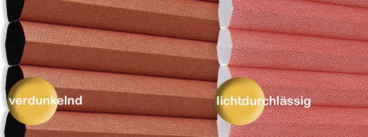 Wabenplissee Faltstore Wabenplissees Thermo verdunkelnd