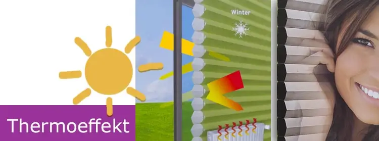 cosiflor Wabenplissee Wabenplissee Wärmeschutz und Hizeschutz