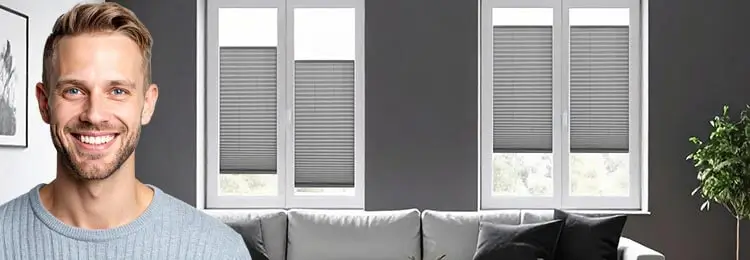 Faltrollo nach Maß für Fenster