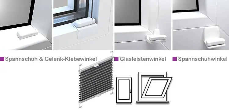 Fenster Plissee Rollo Innen
