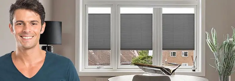 Jalousien Plissee für Fenster