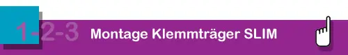 Plissee Klemmträger montieren