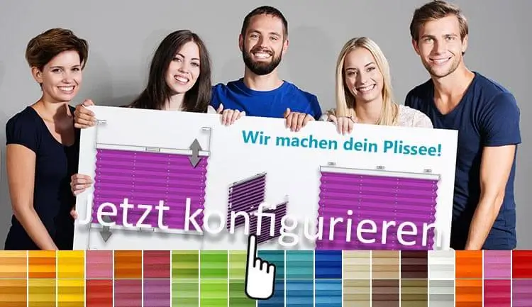 Plissee nach Maß Hersteller