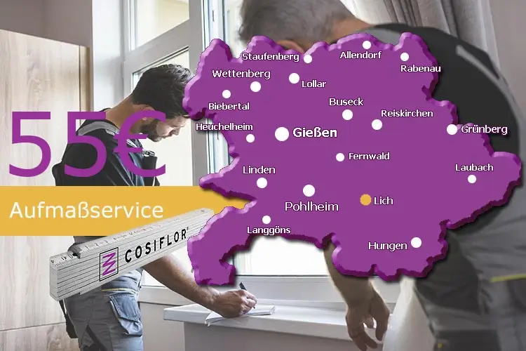 Plissee Aufmaß im Landkreis Gießen