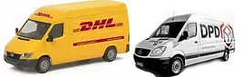 Plissee Versand mit Paketdienst