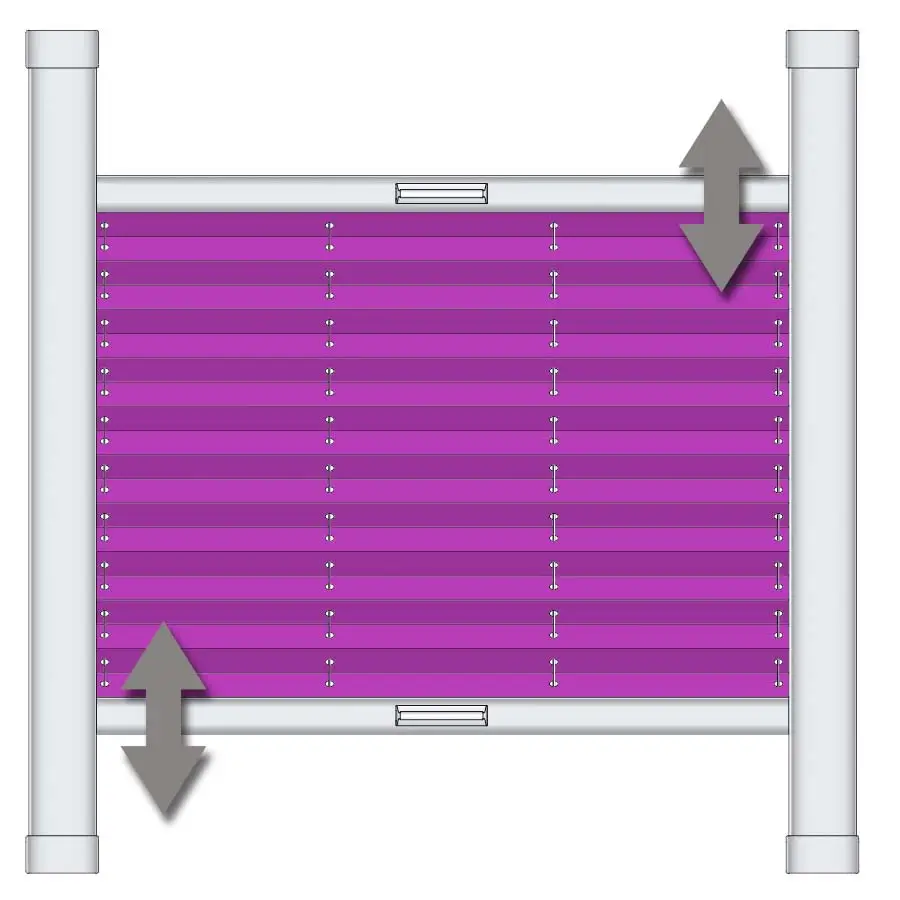 Plisseetyp DF20 für Dachfenster