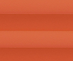 Plissee Serina orange lichtdurchlässig/blickdicht, Sichtschutz Kreppstruktur PG0/0 Basics Top günstig