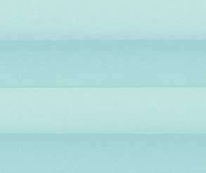 Plissee Alena pastell türkis blickdicht/Sichtschutz/Sonnenschutz Satinstruktur PG0