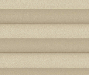 Plissee Isabella beige Verdunkelung zum Sparpreis Rückseite weiß Kreppstruktur PG2