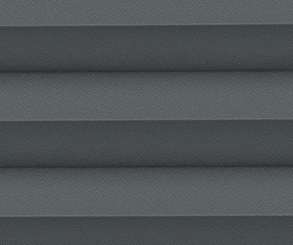 Plissee Isabella grau, Verdunkelung zum Sparpreis Rückseite weiß, Kreppstruktur, PG2