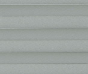 Plissee Donata grau Verdunkelung blickdicht/Sonnenschutz/Hitzeschutz Rückseite Perlmutt PG3