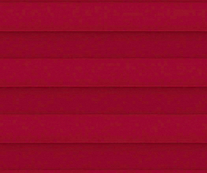 Plissee Donata rot Verdunkelung blickdicht/Sonnenschutz/Hitzeschutz Rückseite Perlmutt PG3