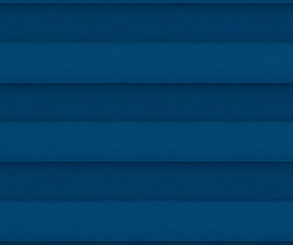 Plissee Donata blau Verdunkelung blickdicht/Sonnenschutz/Hitzeschutz Rückseite Perlmutt PG3