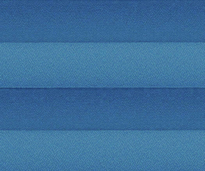 Plissee Rollo Loretta fernblau, lichtdurchlässig/blickdicht, Sichtschutz, Sonnenschutz, Kreppstruktur, PG1