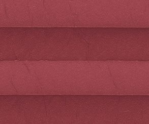 Plissee Loretta rot, lichtdurchlässig/blickdicht/Sichtschutz Sonnenschutz, Crush Optik, PG1