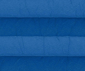Plissee Loretta royalblau lichtdurchlässig blickdicht/Sicht-/Sonnenschutz Crush Optik PG1