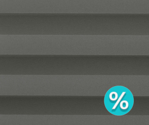 Plissee Ella Economy%, anthrazit, lichtdurchlässig, Sichtschutz, Kreppstruktur, PGE