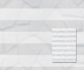 Plissee Vanessa weiß transparente Fenster Dekoration, Ausbrenner Musterstoff PG4