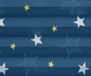 Plissee Donata blau Verdunkelung, Kreppstruktur, Dekorstoff, PG3