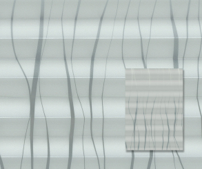 Plissee Donata silber grau blickdicht/Sichtschutz/Dekoration Musterdesign PG3