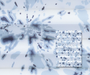 Plissee Isabella blau, lichtdurchlässig/blickdicht, Dekoration/Sichtschutz, Fenster Dekorstoff, PG2