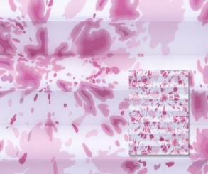 Plissee Isabella pink Dekoration/Sichtschutz Dekorstoff PG2