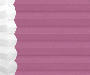 Wabenplissee Isabella violett lichtdurchlässig/blickdicht, Sicht-/Sonnenschutz isolierend PG2