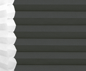 Wabenplissee Isabella anthrazit lichtdurchlässig/blickdicht Sicht-/Sonnenschutz isolierend PG2