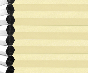 Wabenplissee Vanessa sandgelb Verdunkelung Wärme-/Hitzeschutz isolierend PG4