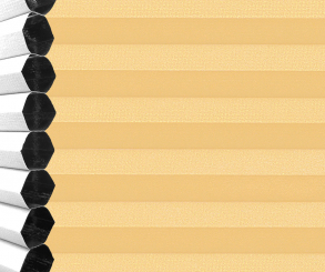 Wabenplissee Vanessa gelb Verdunkelung Wärme-/Hitzeschutz isolierend PG4