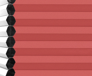 Wabenplissee Vanessa rot Verdunkelung Wärme-/Hitzeschutz isolierend PG4