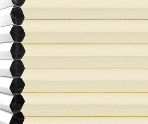 Wabenplissee Vanessa beige sand Verdunkelung Wärme-/Hitzeschutz isolierend PG4