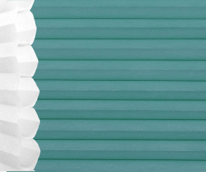 Wabenplissee Isabella mint lichtdurchlässig/blickdicht Sicht-/Sonnenschutz isolierend PG2