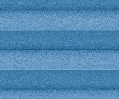 Plissee Isabella blau Verdunkelung zum Sparpreis Rückseite weiß Kreppstruktur PG2| Plissee Rollo 107532 blau Schlafzimmer
