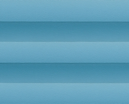 Plissee Alena blau, lichtdurchlässig/blickdicht, Sichtschutz, Sonnenschutz, Kreppstruktur, PG1