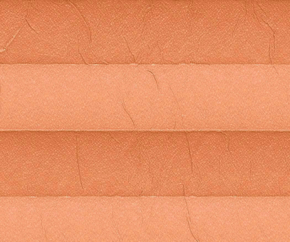 Plissee Loretta orange lichtdurchlässig/blickdicht/Sicht-/ Sonnenschutz. Crush Optik PG1| Plissee Rollo 205311 orange