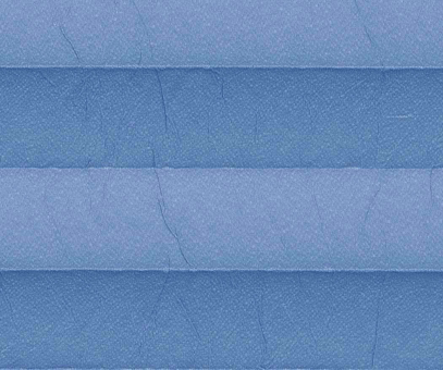 Plissee Loretta blau lichtdurchlässig blickdicht/Sicht-/Sonnenschutz Crush Optik PG1| Plissee Rollo 205331 blau
