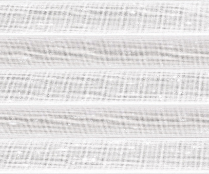 Plissee Loretta weiß transparente Dekoration Nöppchen Struktur PG1