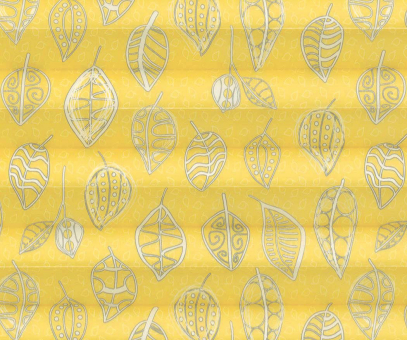 Plissee Isabella gelb  Sichtschutz Dekoration Fenster Dekorstoff PG2| Plissee Rollo 312032 Muster
