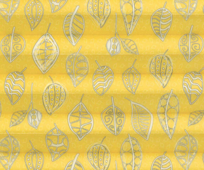 Plissee Isabella gelb, lichtdurchlässig/blickdicht, Sichtschutz, Dekoration, Fenster Dekorstoff, PG2