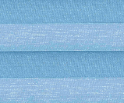 Plissee Loretta blau lichtdurchlässig blickdicht Sichtschutz/Sonnenschutz PG1