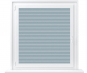 Alena-104290 Maß Plissee silber grau 