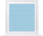 Plissee Alena blau, lichtdurchlässig/blickdicht, Sichtschutz, Sonnenschutz, Kreppstruktur, PG0
