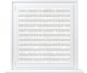 Plissee cosiflor weiß lichtdurchlässig/blickdicht Dekoration/Grafik Muster PG2