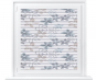 Plissee weiß/blau/taupe lichtdurchlässig/blickdicht Dekoration Blumendekor PG2